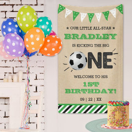 Banderoles Le Big One | Football 1er anniversaire Bienvenue