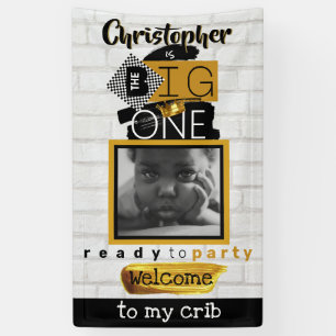 Banderoles Le BIG One  Hip hop Retro 1er Anniversaire Photo