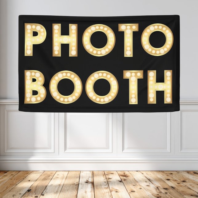 Banderoles Le chapiteau vintage d'or marque avec des lettres (Créateur téléchargé)