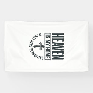 Banderoles Le Ciel Est Ma Maison Chemise De Recrutement Chrét