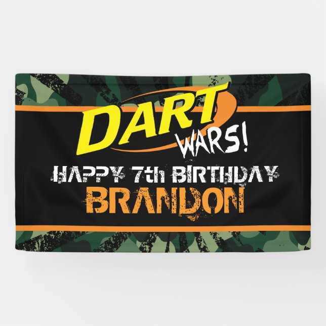 Banderoles Le dard lutte anniversaire (Horizontal)