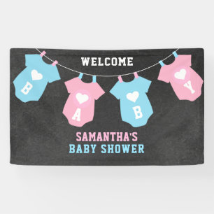 Banderoles Le GENRE bienvenu de coutume INDIQUENT le baby