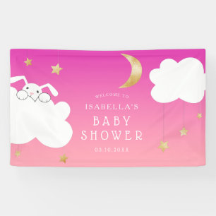 Banderoles Le petit Bunny Pink Baby shower Twinkle Petit Star