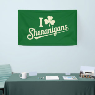 Banderoles Le Shamrock de Green Funny Irish Patty Saint Patri