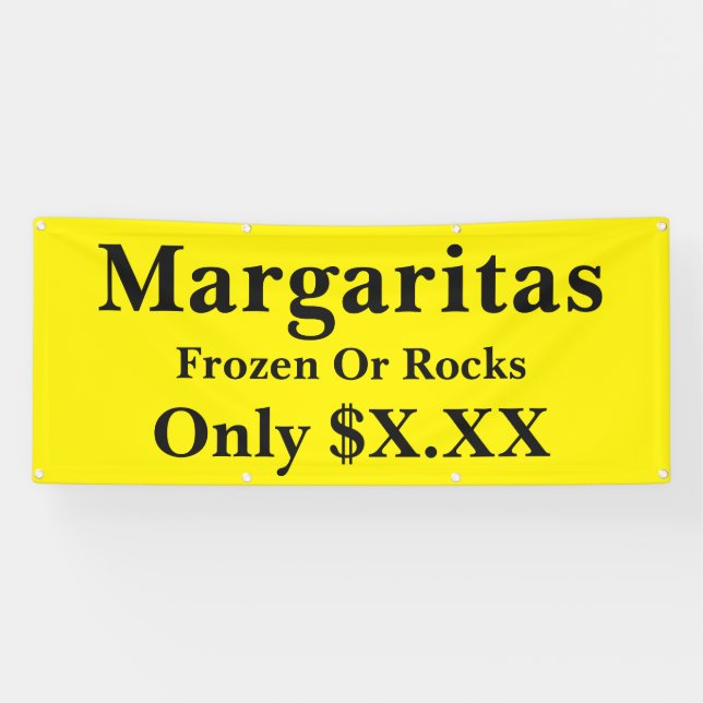 Banderoles Le Special de margarita éditent pour adapter à 6 (Horizontal)