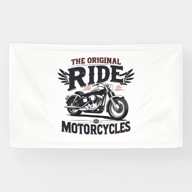 Banderoles le vélo de randonnée original (Horizontal)