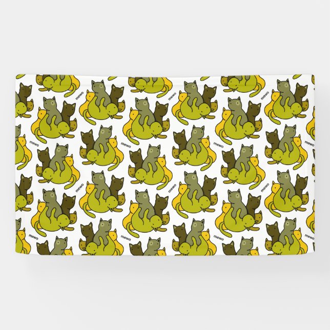 Banderoles Les chatons d'olive (Horizontal)