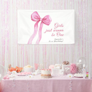 Banderoles Les filles veulent juste être une fête d'anniversa