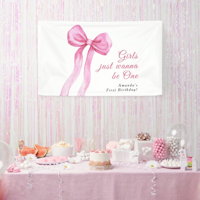 Banderoles Les filles veulent juste être une fête d'anniversa (Fête)