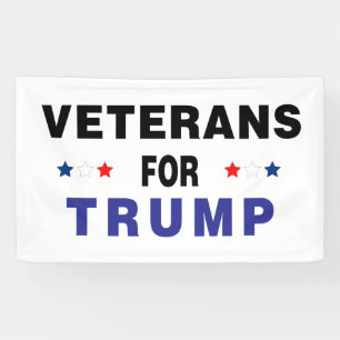 Banderoles Les vétérans de Trump