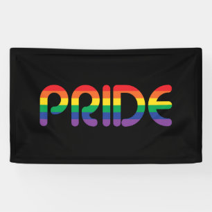 Banderoles Lettres de ballon Rainbow Pride