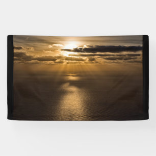 Banderoles Lever de soleil au-dessus de l'océan Atlantique