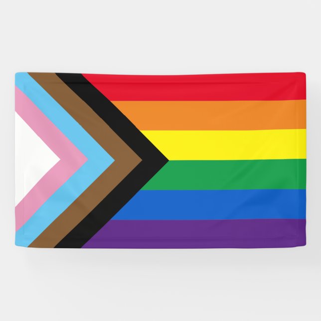 Banderoles Lgbtq arc-en-ciel diversité drapeau gay pride (Horizontal)