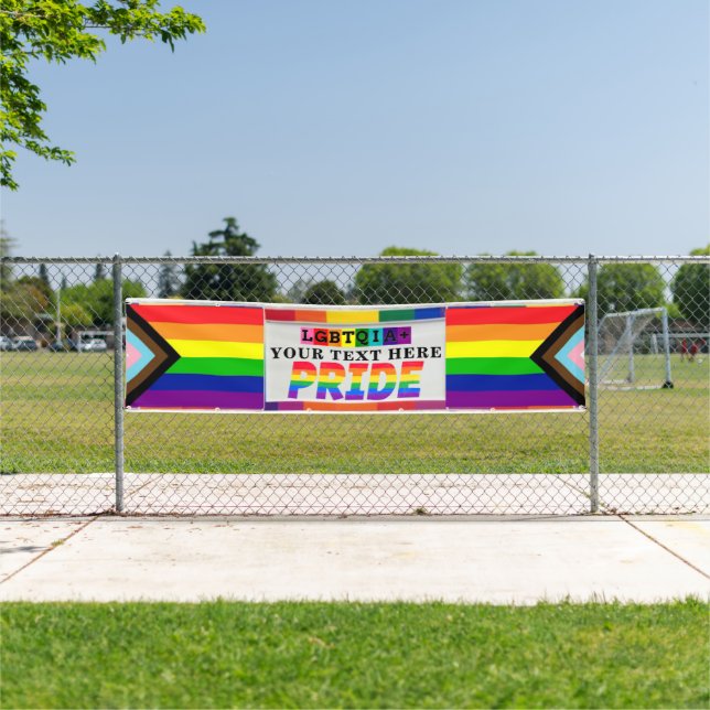 Banderoles LGBTQIA+ GAY PRIDE PERSONNALISÉ Mur et Parade (Insitu)