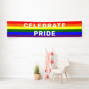Banderoles LGBTQIA Pride Arc-en-ciel