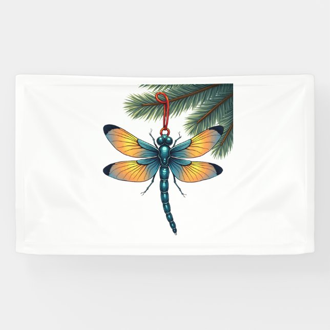 Banderoles libellule ornementale (Horizontal)