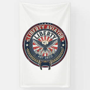 Banderoles Liberty Aviator Patriotique Aviation Patriotique V