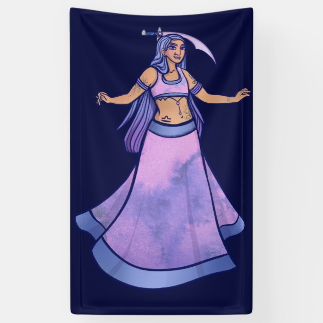 Banderoles Libra Sword Belly Dancer (Vertical)