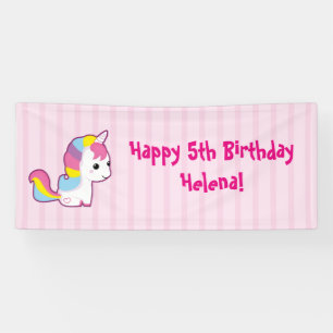 Banderoles Licorne de Kawaii