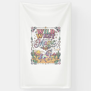 Banderoles Licorne Magie Far West Original