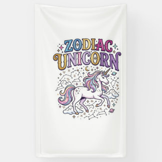Banderoles Licorne Zodiaque Licorne Marché de vecteurs premiu