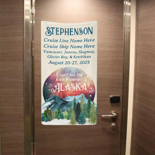 Banderoles Lien pour la Dernière frontière Alaska Cruise Door