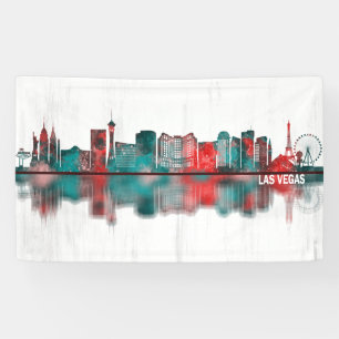 Banderoles Ligne Skyline Las Vegas Nevada