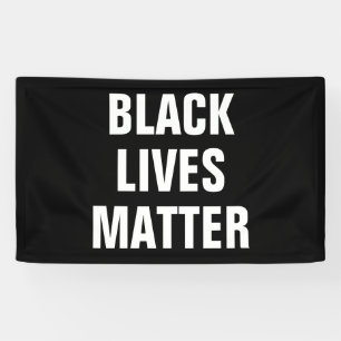 Banderoles L'importance des vies noires