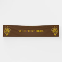Lion Avec Couronne - Style Or 2