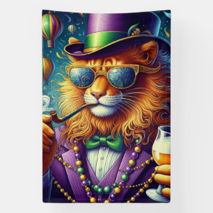 Banderoles Lion/Louisiana Mardi Gras