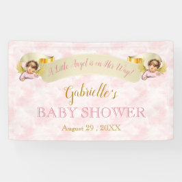 Banderoles Little Angel Rose Gold Girl