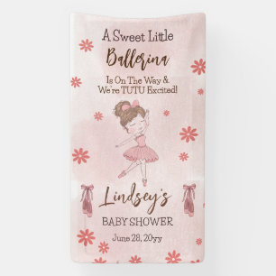 Banderoles Little Ballerina Est En Route Tutu Baby