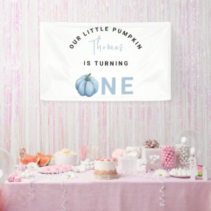 Banderoles Little Pumpkin première fête d'anniversaire
