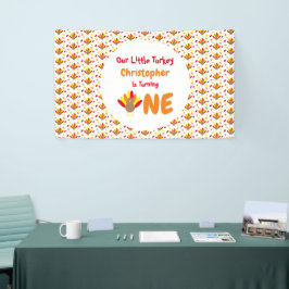 Banderoles Little Turkey 1er anniversaire