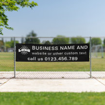 Logo Black Business Entreprise extérieur 10' long 