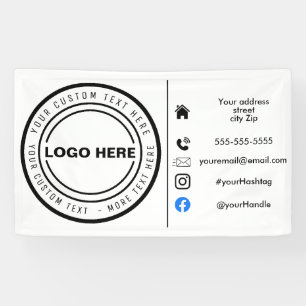 Banderoles Logo de l'entreprise Marketing