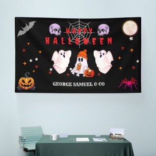 Banderoles Logo de petite entreprise personnalisé Fête d'Hall
