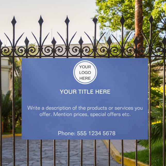 Banderoles Logo d'entreprise moderne Texte publicitaire promo (Créateur téléchargé)