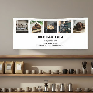 Banderoles Logo d'entreprise photo moderne minimaliste