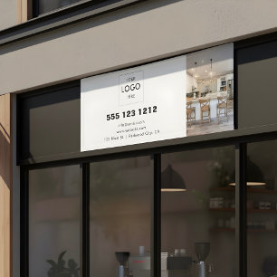 Banderoles Logo d'entreprise photo moderne minimaliste