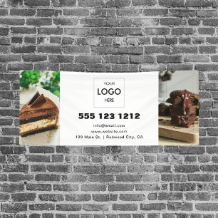 Banderoles Logo d'entreprise photo moderne minimaliste