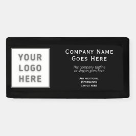 Banderoles Logo do-it-yourself Horizontal Black Modèle Busine