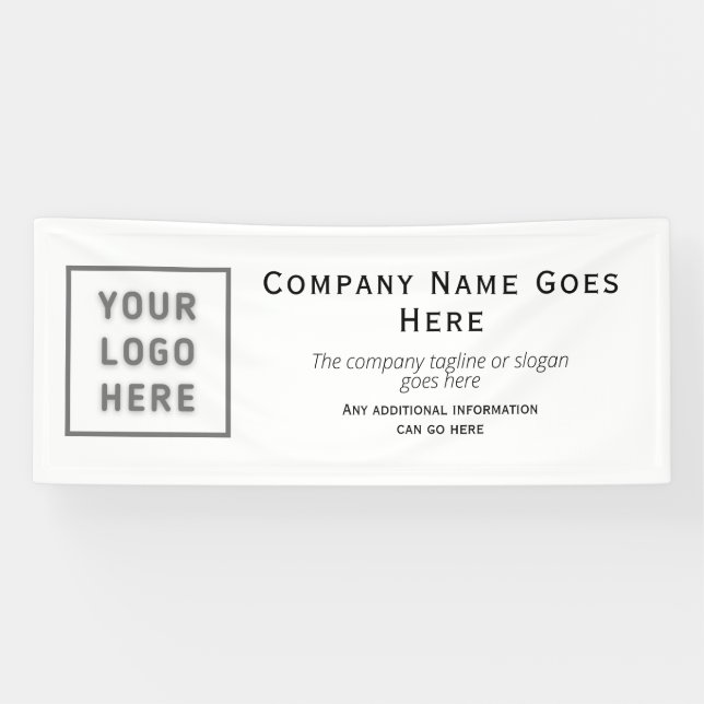 Banderoles Logo do-it-yourself Horizontal Easy Modèle Busines (Horizontal)