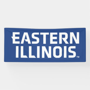 Banderoles Logo du mot-symbole de l'Université Eastern Illino