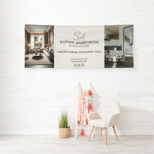 Banderoles Logo Monogramme moderne Photo Professionnel