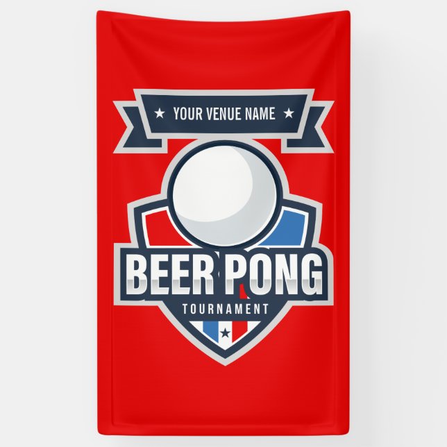 Banderoles Logo personnalisable de tournoi de puanteur de (Vertical)