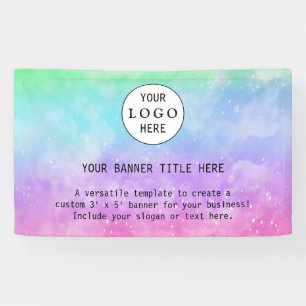 Banderoles Logo personnalisé féminin d'entreprise moderne