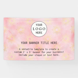 Banderoles Logo personnalisé féminin d'entreprise moderne