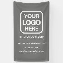 Logo professionnel moderne gris