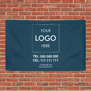 Banderoles Logo publicitaire Marine